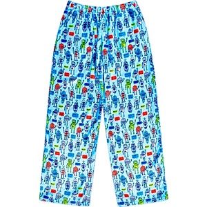 iscream Big Boys’ Plush Fleece Pajama/Lounge Pants, NWT, Size 14, Robots Rule